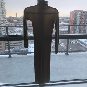 Zara knit midi dress M